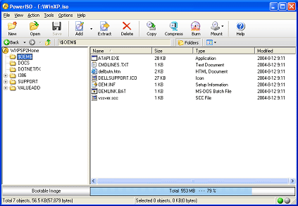 Click to view PowerISO(1) 6.0 screenshot