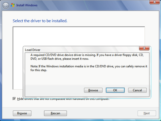 How to Install Windows 7 through USB 3.0 port?
