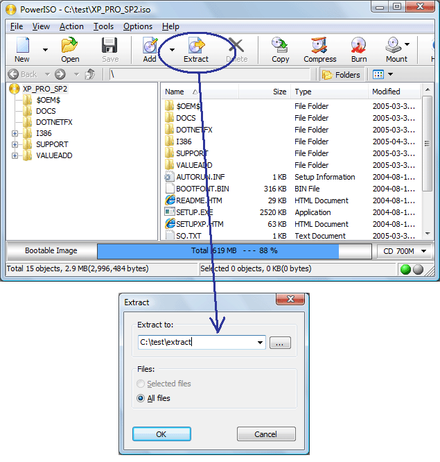 iso file extractor online