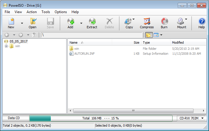 Cd rw - Files & Folders Icons