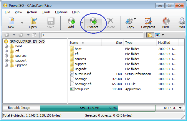 web based iso file extractor