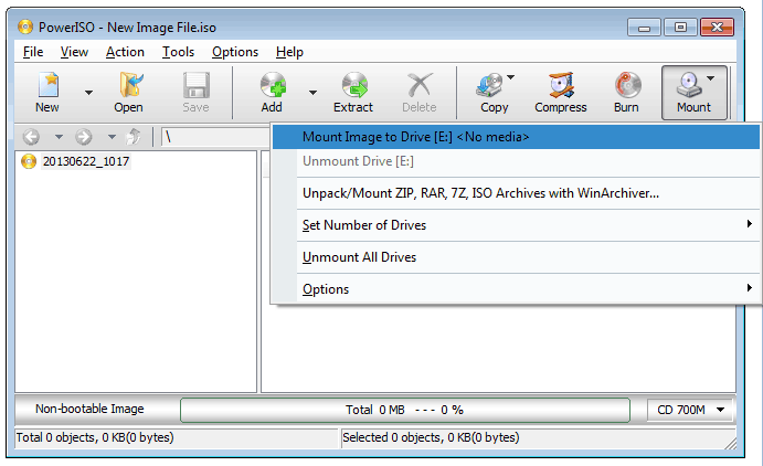 Menggunakan Power ISO Dan Cara Mount File ISO