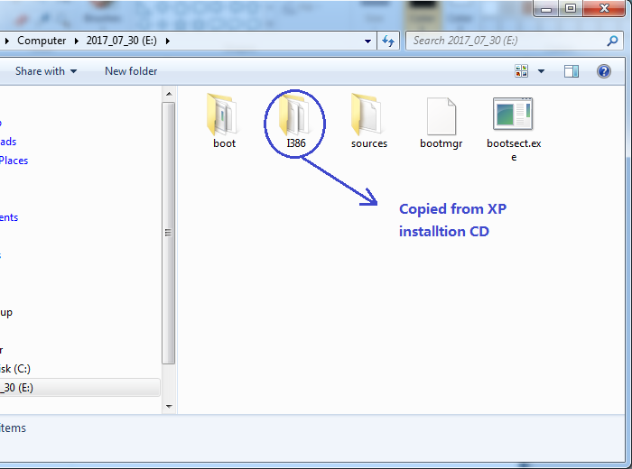 How to Setup Windows XP USB